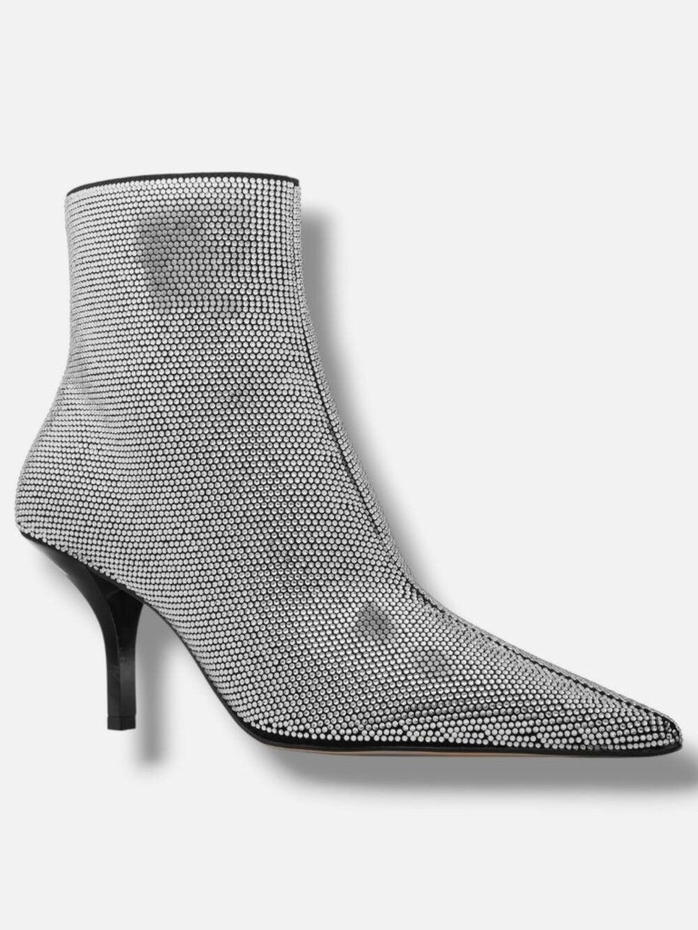 MICHAEL Michael Kors Women's Silver Selina Pointed Toe Boots Shoes Size 8M